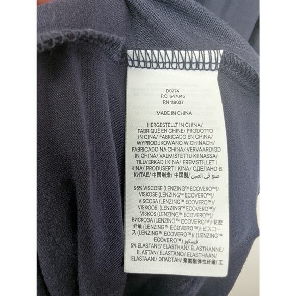 Boden Navy Nina Jersey Faux Wrap Midi Dress - Picture 7 of 8